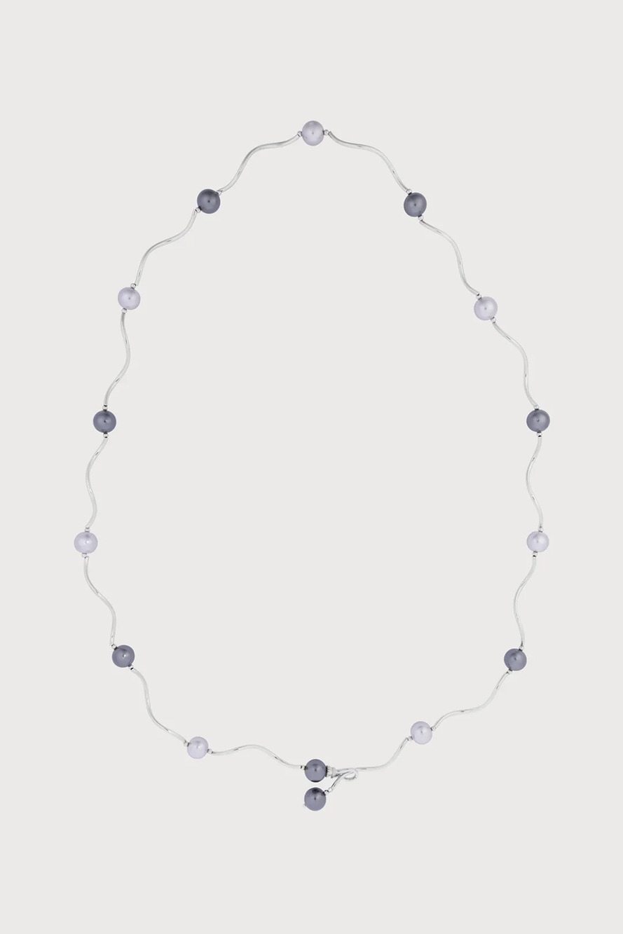 SA24 | Saachi Pearl Necklace | Silver | One Size